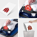 12 x Miele Vacuum Cleaner Bags, FJM Type - Side View