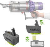 Hygieia Ryobi Converter - Ryobi ONE+ 18V To Dyson V10 Battery Converter / Adapter - Front View
