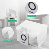12 X Auto Empty Station Dust Bags For Ecovacs Deebot X1 Omni Series Robots - 45-Degree Angle