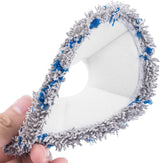 4 X  Mop Pads for Ecovacs Deebot X1 Series Robot Vacuum Cleaners - 45-Degree Angle