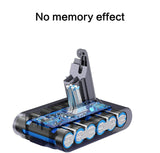 Battery for Dyson V6, DC59 & DC58 vacuum cleaners - Top-Down View