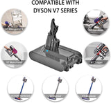 Battery for all Dyson V7 SV11 vacuum cleaners - Close-Up Angle