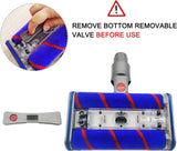 Omni Dual Roll Powerhead For DYSON V7  V8  V10  V11 & V15 Vacuum Cleaners - Low Angle