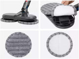 4 x Microfibre pads for Mop & Vac Attachment - Front View