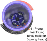 Roller brush for Dyson V6 Absolute, Motorhead, Animal Origin & Animal Extra - Top-Down View