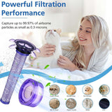 Hygieia Filter Kit for Dyson V7 Advanced SV37 & V8 With Star Pre-Filter SV25 - Top-Down View