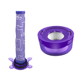 Hygieia Filter Kit for Dyson V7 Advanced SV37 & V8 With Star Pre-Filter SV25 - Rear View