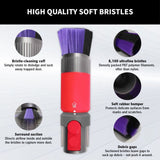 Scratch-Free, Self cleaning Dusting Brush for Dyson V7, V8, V10, V11, V12 & V15 - Top-Down View