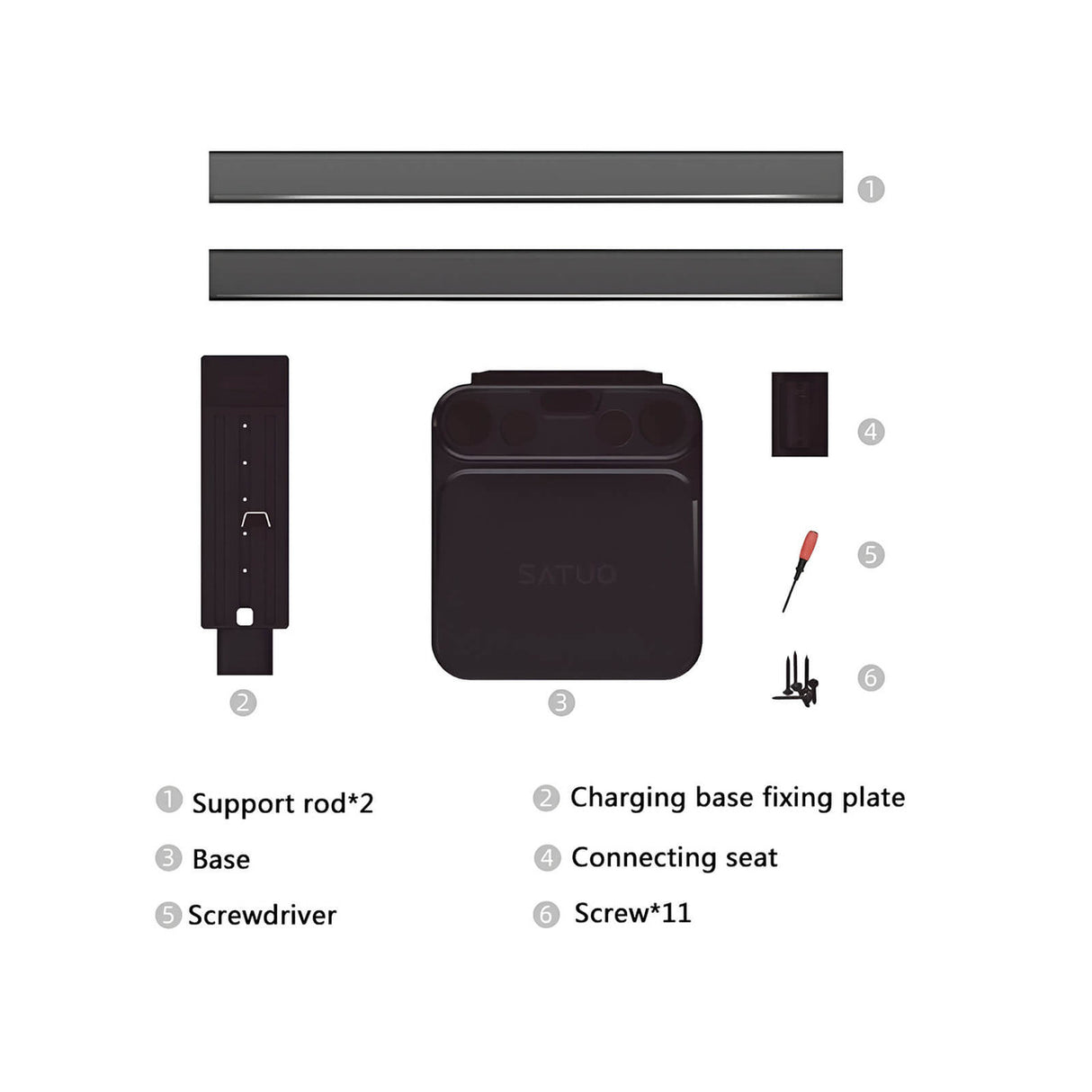 Satuo S1 Freestanding Docking Station for Dyson Stick Vacuums
