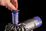 6 x Filters for DYSON V6, V7, V8,  DC58, DC59, DC61, DC62 stickvac - Front View