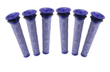 6 x Filters for DYSON V6, V7, V8, DC58, DC59, DC61, DC62 stickvac