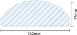 10 X Mopping pads for Ecovacs Deebot T9/T9+/N8 PRO/N8 PRO+/N8/N8+/NEO/T8/T8+/T8 AIVI/X1 PLUS/T10 PLUS - Top-Down View