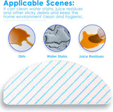 10 X Mopping pads for Ecovacs Deebot T9/T9+/N8 PRO/N8 PRO+/N8/N8+/NEO/T8/T8+/T8 AIVI/X1 PLUS/T10 PLUS - Close-Up Angle