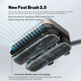T6 Wet Dry Mop Head for Dyson V7, V8, V10, V11, V15 & GEN5 Vacuum Cleaners - Rear View