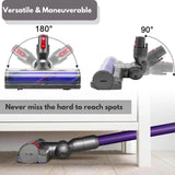 Hygieia Direct Drive Motorhead - For Dyson V7 V8 V10 V11 V15 & Outsize Models - Rear View