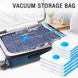 9 Pack Space Saver Vacuum Seal Storage Bag Kit, 2 Large, 5 Medium & 2 Small - Top-Down View