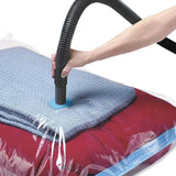 9 Pack Space Saver Vacuum Seal Storage Bag Kit, 2 Large, 5 Medium & 2 Small - 45-Degree Angle
