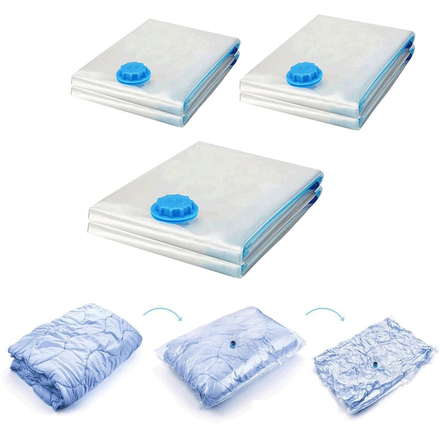 9 Pack Space Saver Vacuum Seal Storage Bag Kit, 2 Large, 5 Medium & 2 Small