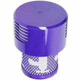 2  x HEPA Filters for Dyson V10 Vacuum Cleaners - Top-Down View