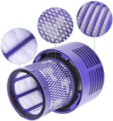 4  x HEPA Filters for Dyson Cyclone V10 Vacuum Cleaners - Front View