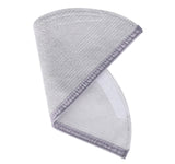 3 X  Microfiber Mopping Cloths for Xiaomi  Roborock S6, S5, Q7, E35 & E20 - Side View