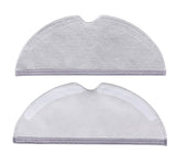 3 X  Microfiber Mopping Cloths for Xiaomi  Roborock S6, S5, Q7, E35 & E20 - Top-Down View