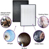 Filter kit for Philips FY2420/30, FY2422/30, 2000 Series Carbon & HEPA Air Purifiers AC Series - 45-Degree Angle