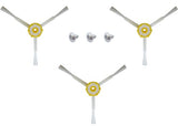3 x spinning side brushes for iRobot Roomba 500 / 600 / 700 / 800 /900 series - Front View
