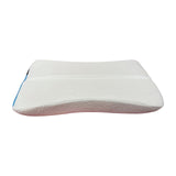 Set of 4X 4D Cooling Gel Technology Memory Foam Removable Outer Cover Hypoallergenic Pillow - 45-Degree Angle