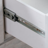 4 Pieces Bedroom Suite with Solid Acacia Wood Veneered Construction in Queen Size White Ash Colour Bed, Bedside Table & Tallboy - Extra Image