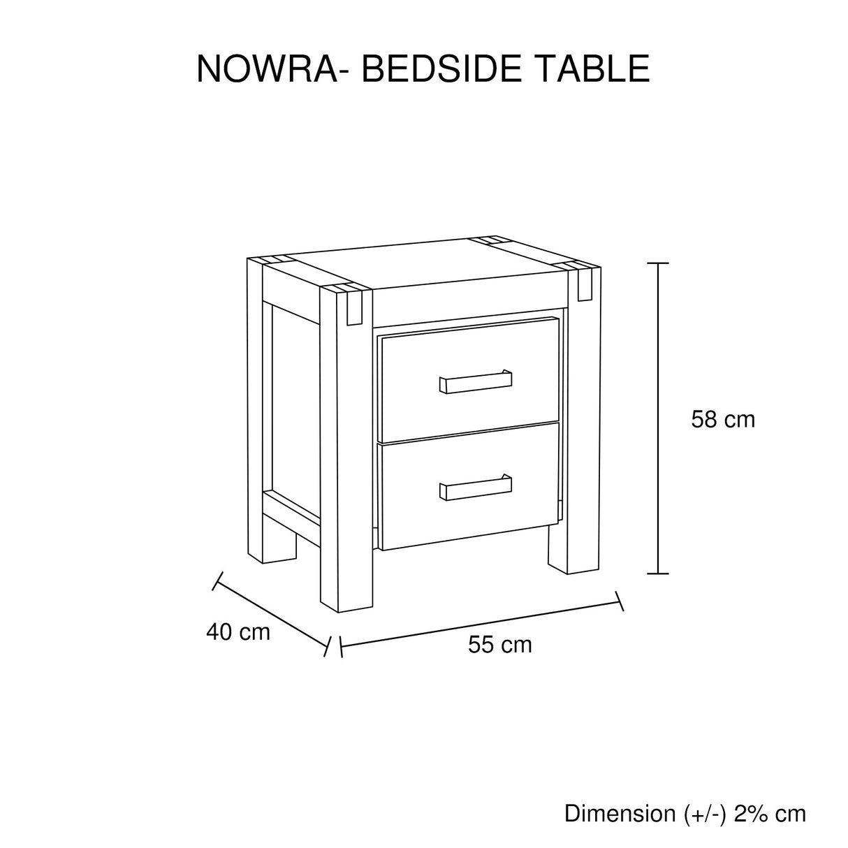 4 Pieces Bedroom Suite in Solid Wood Veneered Acacia Construction Timber Slat King Size Chocolate Colour Bed, Bedside Table & Dresser