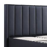 Prado 4pc Fabric Gas Lift Queen Bedroom Suite - Rear View