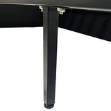 Camelia Double Size Bed Frame Pink Velvet Upholstery High Headboard Quality Slats Metal Structure - 45-Degree Angle
