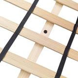 Queen Size Sleigh Bedframe Velvet Upholstery Beige Colour Tufted Headboard And Footboard Deep Quilting - Rear View