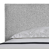 Ralph King Bed Frame Fabric Upholstery in KD slat - 45-Degree Angle