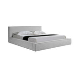 Ralph Queen Bed Frame Fabric Upholstery in KD slat - Side View