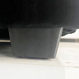 Roman Bed Frame Queen Size Black Velvet Fabric with Gas Lift plywood metal structure - 45-Degree Angle
