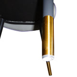 2X Dining Chairs Purple Colour Premium Leatherette Carbon Steel Frame Firm Support - Extra Image