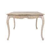 Dining Table Oak Wood Plywood Veneer White Washed Finish in large Size - 45-Degree Angle