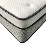 King Mattress in Gel Memory Foam 6 Zone Pocket Coil Soft Firm Bed 30cm Thick - Side View