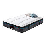 Queen Mattress in Coolmax Memory Foam 6 Zone Pocket Coil Soft Firmness - Front View