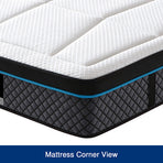 Queen Mattress in Coolmax Memory Foam 6 Zone Pocket Coil Soft Firmness, image 4
