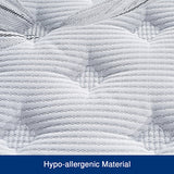 Single Mattress Latex Pillow Top Pocket Spring Foam Medium Firm Bed - 45-Degree Angle