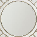 Wall Mirror MDF Silver Clear Image Lightweight MRR-02 - Side View