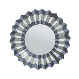 Wall Mirror MDF Smokey Silver And Grey Clear Image MRR-05 - Front View
