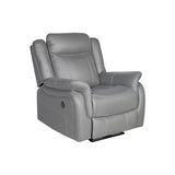 Carlton 1R Finest Fabric Recliner Sturdy Construction Metal Mechanism - Side View
