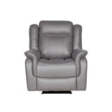 Carlton 1R Finest Fabric Recliner Sturdy Construction Metal Mechanism - Top-Down View