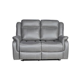Carlton 2R Finest Fabric Recliner Sturdy Construction Metal Mechanism - Top-Down View