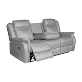 Carlton 3R Finest Fabric Recliner Sturdy Construction Metal Mechanism - Side View