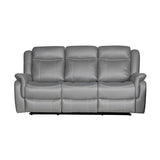 Carlton 3R Finest Fabric Recliner Sturdy Construction Metal Mechanism - Top-Down View